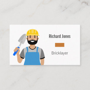 Visita Tarjeta de presentación de Bricklayer