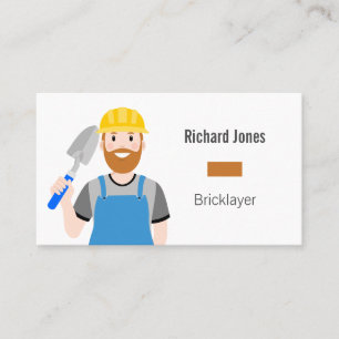 Visita Tarjeta de presentación de Bricklayer