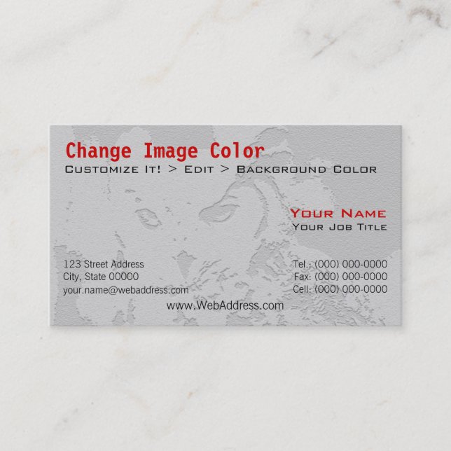 Visita Tarjeta de presentación de búho (Anverso)