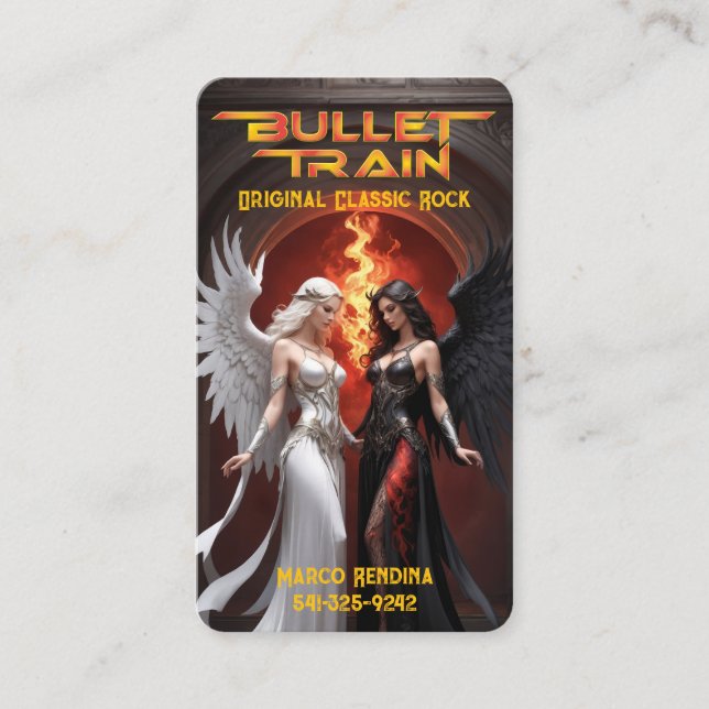 Visita Tarjeta de presentación de Bullet Train (Anverso)