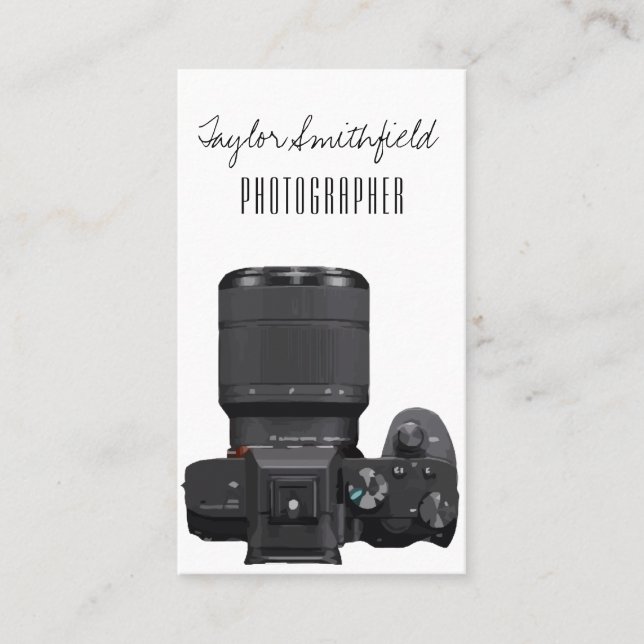 Visita Tarjeta de presentación de cámara (Anverso)