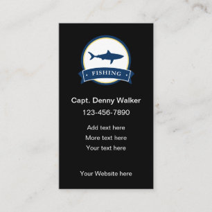 Visita Tarjeta de Presentación de Capitán de Barco de Alq