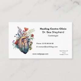 Visita Tarjeta de presentación de cardiólogo anatomía de 