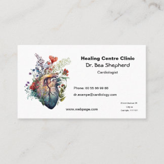 Visita Tarjeta de presentación de cardiólogo anatomía de 