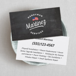 Visita Tarjeta de presentación de carpintería de Handyman