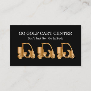 Visita Tarjeta de presentación de carritos de golf elegan