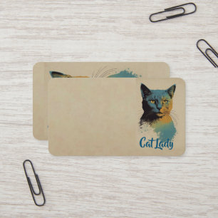 Visita Tarjeta de presentación de Cat Lady