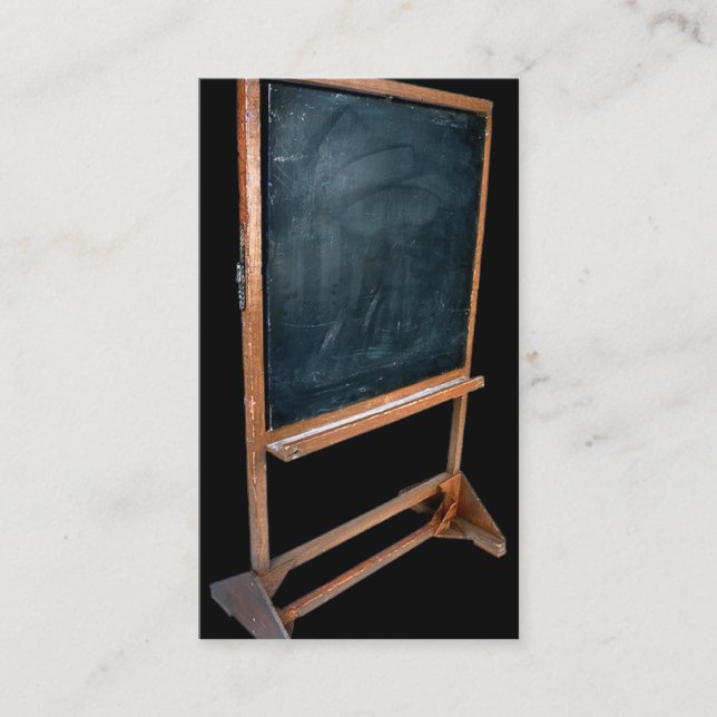 Visita Tarjeta de presentación de Chalkboard (Anverso)
