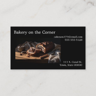 Visita Tarjeta de presentación de chocolate babka loaf
