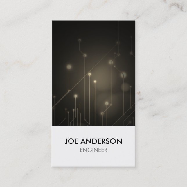 Visita Tarjeta de presentación de circuitos electrónicos  (Anverso)