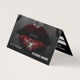 Visita Tarjeta de presentación de citas de salón de Pierc