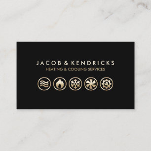 Visita Tarjeta de presentación de climatización de ventil