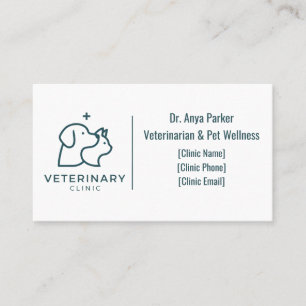 Visita Tarjeta de presentación de Clínica Veterinaria Min
