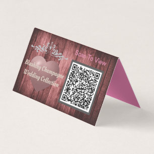Visita Tarjeta de presentación de código QR