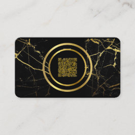 Visita tarjeta de presentación de código qr de diseñador 