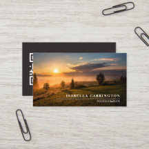 Tarjeta de presentación de código QR de foto mínim