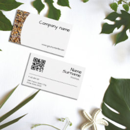 Visita Tarjeta de presentación de código QR de fotografía