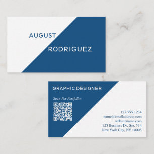 Visita Tarjeta de presentación de código QR del Personali