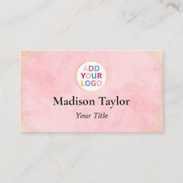 Visita Tarjeta de presentación de código QR moderno con l