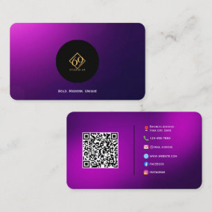 Visita Tarjeta de presentación de código QR Personalizado