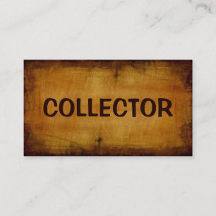 Visita Tarjeta de presentación de colección antigua