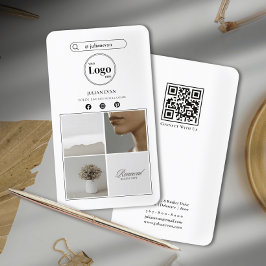 Visita Tarjeta de presentación de Collage de fotos Instag