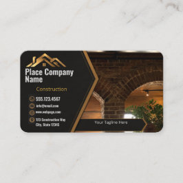 Visita Tarjeta de presentación de construcción personaliz