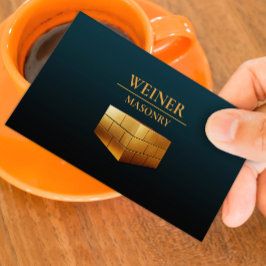 Visita Tarjeta de presentación de construcciones de mason