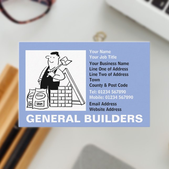 Visita Tarjeta de presentación de Constructores Generales (General Builders Business Card)