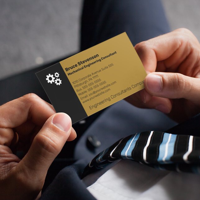 Visita Tarjeta de presentación de consultor de ingeniería (Subido por el creador)