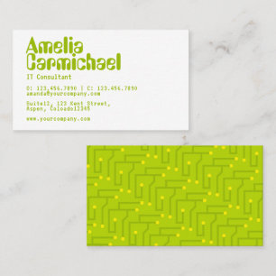 Visita Tarjeta de presentación de Consultor de Tecnología