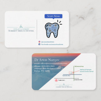 Visita Tarjeta de Presentación de Consultorio Dental