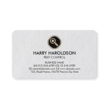 Tarjeta de presentación de control de plagas Premi