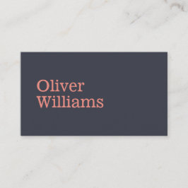 Visita Tarjeta de presentación de Coral Quemada de Inkwel