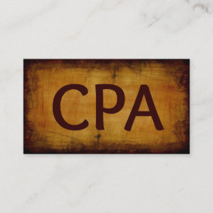 Visita Tarjeta de presentación de CPA