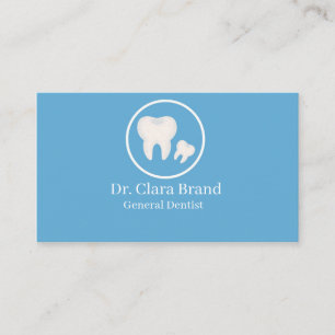 Visita Tarjeta de presentación de cuidado dental minimali