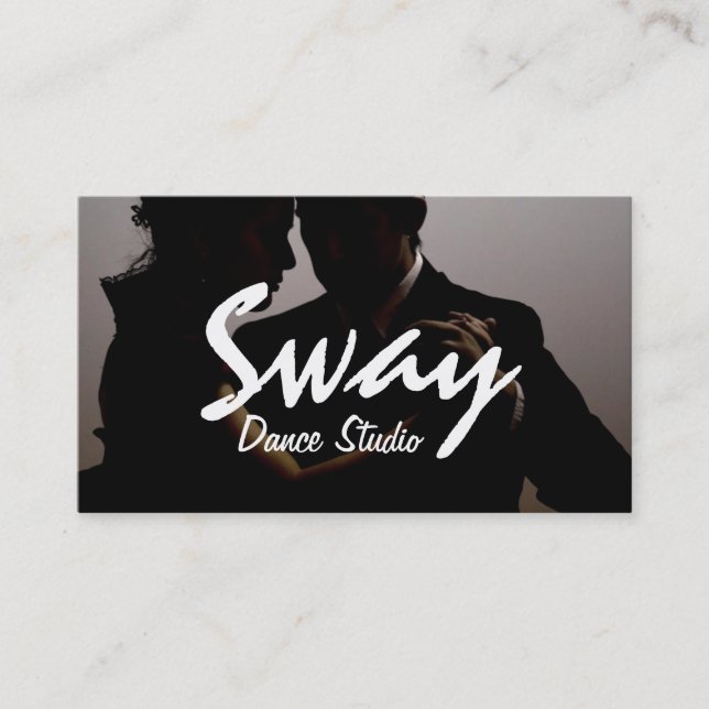 Visita Tarjeta de presentación de Dance Instructor Studio (Anverso)