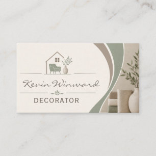 Visita Tarjeta de presentación de decorador
