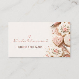 Visita Tarjeta de presentación de decorador de galletas