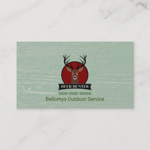 Visita Tarjeta de presentación de Deer Head Outdoor Servi