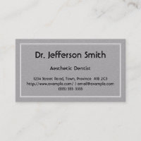 Tarjeta de presentación de Dentista Estético de Ba