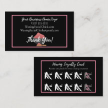 Tarjeta de presentación de descuento por lealtad p