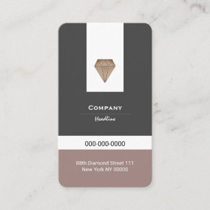 Visita Tarjeta de presentación de Diamante de Lujo
