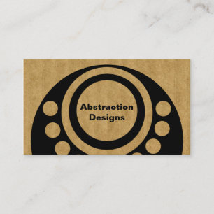 Visita Tarjeta de presentación de dimensiones abstractas
