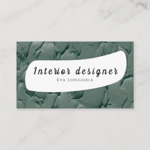 Visita Tarjeta de presentación de diseñador de interiores