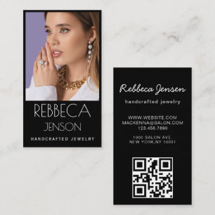 Visita Tarjeta de presentación de diseñador de joyas mode