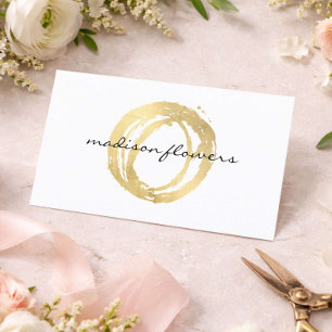 Visita Tarjeta de Presentación de Diseñador Floral Logoti