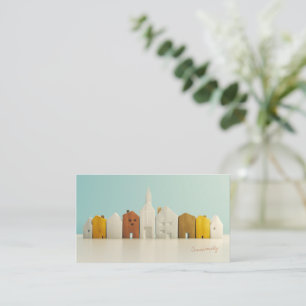 Visita Tarjeta de presentación de diseño de iglesia comun