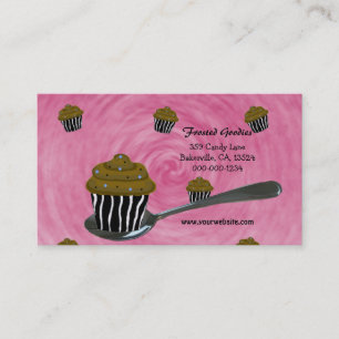 Visita Tarjeta de presentación de diseño de pastel en una