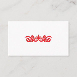 Visita Tarjeta de presentación de diseño de puntos rojo